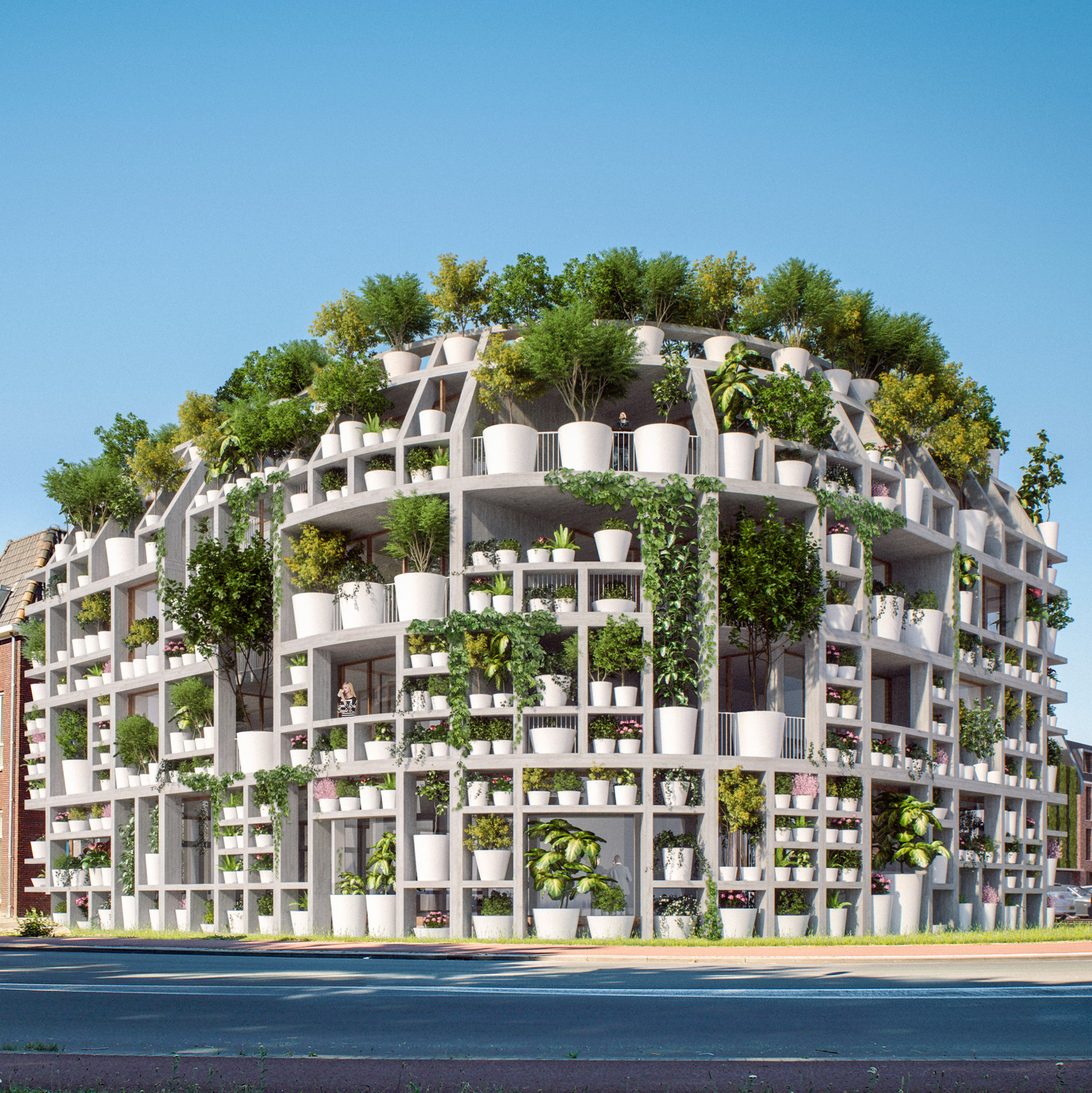 Bashundhara Vertica green terraces building